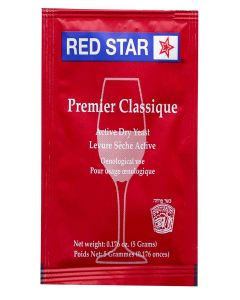 Red Star Premier Classique formerly Montrachet Yeast -1 Pack