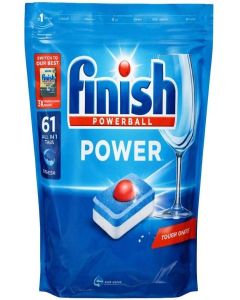 Finish Power Dishwasher Tablets Regular 61's