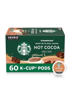 Starbucks KCup Coffee Pods Flavored Hot Cocoa Classic Hot Cocoa 60 Keurig Pods