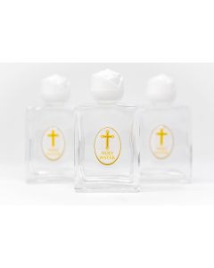 3 Holy Water Bottles Filled with BLESSED Lourdes Holy Water Lourdes Prayer Card