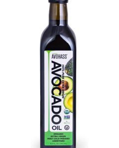 Avohass USDA Organic Certified Extra Virgin Avocado Oil - 16.9 fl oz (500 ml) Bottle