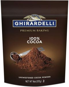 Ghirardelli 100% Unsweetened Premium Baking Cocoa - 8 Ounce