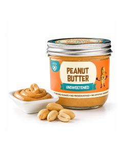 Unsweetened Peanut Butter Spread 250g - 100% Roasted Peanuts, No Added Sugar - Naturally Contains Protein and Fiber - Ideal for Toast, Breakfast, Baking, Smoothies and Recipes
