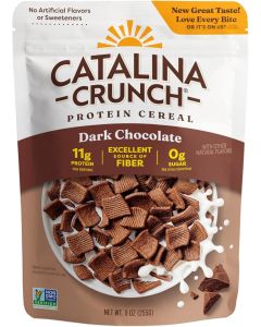 Catalina Crunch Dark Chocolate Protein Cereal - Keto Friendly, Low Carb, Gluten Free, 255g