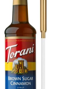 Torani Brown Sugar Cinnamon Coffee Syrup with Pump, 25.4 Fl Oz