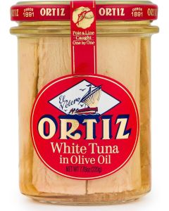 Ortiz Bonito Del Norte Tuna in Olive Oil - 7.76 Ounce Jar
