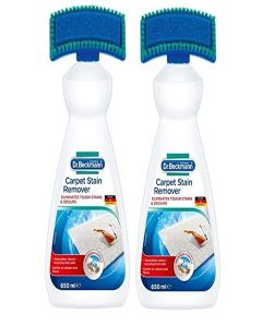 Dr. Beckmann Carpet Stain Remover / Removes Even Stubborn Stains and Odours / Includes Applicator Brush / 650 ml (Pack of 2)