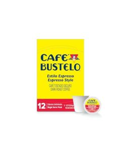 Caf Bustelo Espresso Style Dark Roast Single Serve Coffee Pods 12 Count Pack of 1