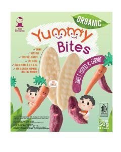 Organic Carrot And Sweet Potato Rice Crackers