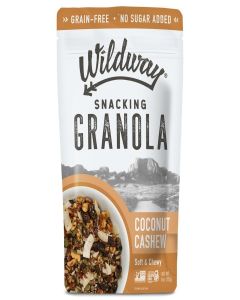 Wildway Keto Granola / Coconut Cashew / Grain-Free, Certified Gluten-Free Cereal / Vegan, Low Carb / No Sugar Added / Paleo-Friendly / Non-GMO Fruit & Nut Clusters / Nutrient-Rich Snack, 8 oz