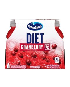 Ocean Spray Juice Drink 10 Ounce Bottle Pack of Diet Cranberry 60 Fl Oz Pack of 6