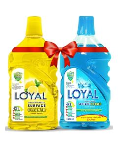 Surface Cleaner 2x2400ml Seaside Breeze + Lemon & Lime