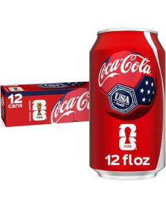CocaCola Fridge Pack Soda Soft Drink 12 fl oz Cans 12 Pack Classic Cola Soda Cans