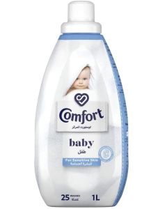 COMFORT Concentrated Fabric Softener, for Sensitive Skin, For baby, 100% Hypoallergenic and Dermatologically tested, 1000ml