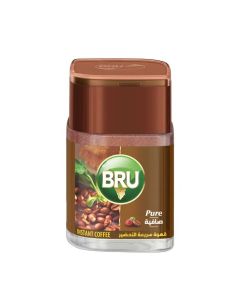 BRU Pure Instant Coffee - Rich & Aromatic Coffee 50Gm
