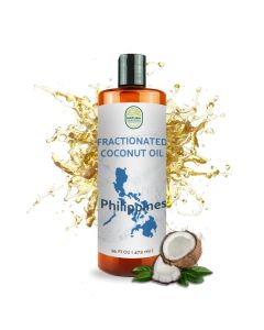 Nature Packaged Fractionated Coconut Oil Sourced Directly from our Farm Partner in the Philippines Carrier Oil for Diluting Essential Oils Body Hair and Skin Moisturizer 16oz