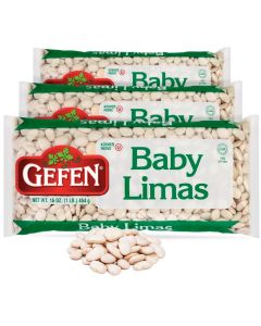 Gefen Quality Baby Lima Beans 16oz 3 Pack Great in Salads Casseroles Soups and Stews Certified Kosher
