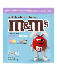 MMS Milk Chocolate Easter Candy Pastel Blend Chocolate Easter Basket Stuffers Fill Eggs 38 Ounce Bag
