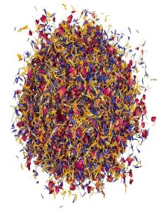 Spring Flower Blend – Edible flowers - Rose, Cornflower and Marigold - All natural, Culinary grade Delights (0.35oz) - Premium Quality - Perfect for Beverages, Cakes