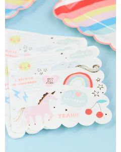 I Believe in Unicorns Large Napkins