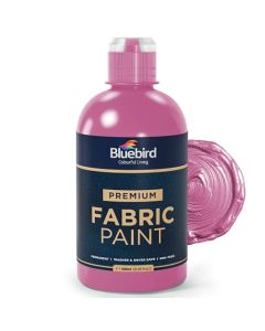 BLUEBIRD Fabric Paint Cosmic Pink 169 Fl Oz Permanent Fabric Paints for Clothes Furniture Upholstery