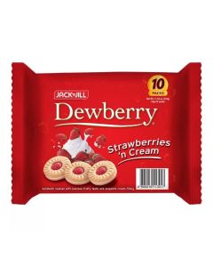 Jack N Jill Dewberry Strawberry Flavored Sandwich Cookies- 10pcs