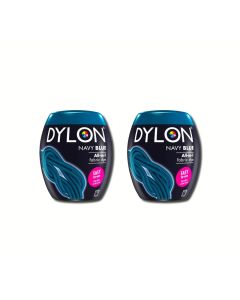 Dylon New 350g Navy Blue Machine Dye Pod 2 Pack