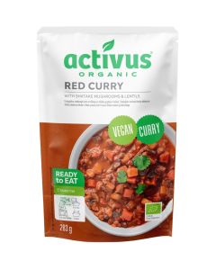 Organic Shiitake Mushrooms & Lentil With Red Curry