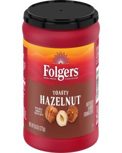 Folgers Toasty Hazelnut Artificially Flavored Ground Coffee, 272g (9.6 Ounces)
