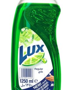 Lux Dishwashing Liquid Regular - 1.25L / Tough on Grease, Sparkling Clean Dishes, Mild on Hands