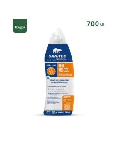 Sanitec Toilet Cleaner Gel / Thick Toilet Bowl Cleaning Gel for Limescale, Stains and Odors / Bathroom and Washroom Cleaner / 700 ml