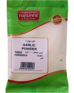 Natures Choice GARLIC POWDER 100G, Green & Red
