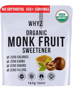 WHYZ Organic Monk Fruit Sweetener - 5 oz