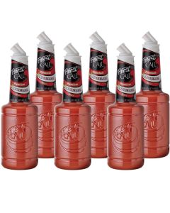 Finest Call Premium Michelada Drink Mix 1 Liter Bottle 338 Fl Oz Pack of 6