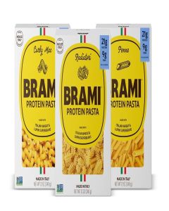 Brami Italian Protein Pasta, Variety / Low Carb High Fiber Non-Gmo Keto Made In Italy Dry Pasta Semolina Fortified With Heart Healthy Lupini Beans 12Oz (Pack Of 3)