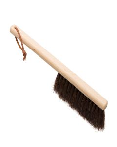 Redecker Ultra-Slim Horsehair Hand Brush with Oiled Beechwood Handle, 13-3/4-Inches