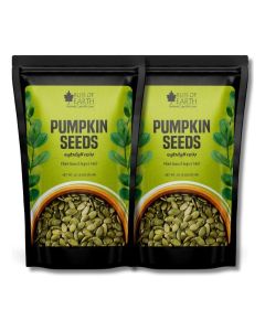 Bliss of Earth Pumpkin Seeds 600g ( pack of 2) / Raw Natural Pumpkin Seeds Snack / High Protein Fiber Superfood, Gluten Free / Rich in Magnesium & Zinc / Healthy No Salt Snack for Weight Loss & Energy / Vegan & Keto Friendly Seeds