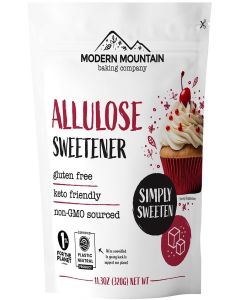 Allulose Sweetener (11.3oz) Keto Sugar Substitute, 0g Net Carbs, Zero Calorie Sweetener, Tastes and Behaves Like Sugar, Premium Quality, Perfect for Keto Baking, Tested and Verified Gluten Free, Non-GMO Sourced, No Erythritol