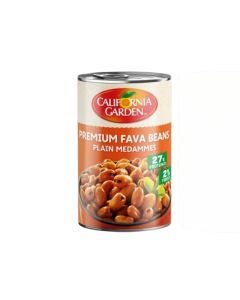 California Garden Premium Fava Beans Plain Medammes- 3X450gms