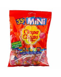 Chupa Chups Mini Lollipops Bag, Mini Version of Classic Chupa Chups Candy- 35pcs