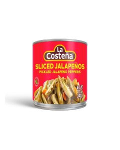 La Costeña Sliced Jalapeno Peppers - Pickled Jalapenos - Jalapeno Pepper - Hot Peppers for Mexican Food, Guacamole, Spicy Nacho & Taco Toppings, Enchiladas & Salsa - 12oz, 1 Pack Canned Jalapenos