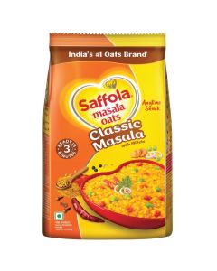 Saffola Masala Oats Classic Masala 500 grams 1763 oz Vegetarian
