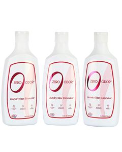 Zero Odor Laundry Odor Eliminator Permanently Eliminate laundry Odor Patented Molecular Technology Best For Clothes Towels Linens Shoes Bags Etc rinse and refresh Again 16oz 3Pack