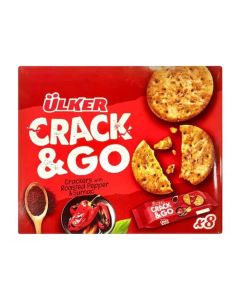 Ulker Crack and Go Crackers with Roasted Pepper and Sumac- 8 X 30gms