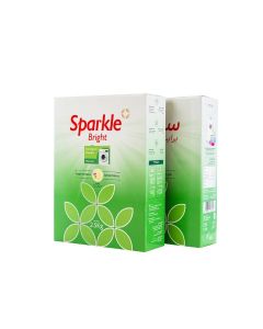 Sparkle Bright Laundry Detergent Powder- 2X2.5 Kg (Front Load), Removes Tough Stains In 1 Wash, Fast Dissolving Chlorine-free Formula, No Colour Transfer After Repeated Wash, Long-lasting Fragrance, For All Fabrics