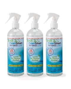 CleanSmart Daily Surface Spray Disinfectant Kills 999 of Viruses Bacteria Mold Fungus 16 oz Bottle Pack of 3