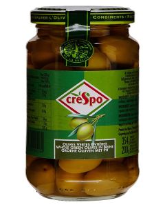 Crespo Green Olives Jar 354g