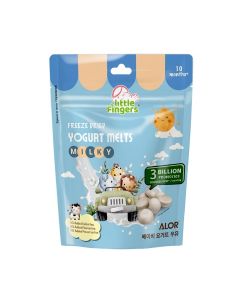 Little Fingers Freeze-Dried Yogurt Melts Milky 15g / Healthy Baby & Toddler Snack / 10+ Months