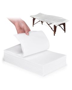ATOMUS Disposable Bed Sheets Linens Table Cloths 20pcs 31" x 71" Tattoo Massage Table Sheets Disposable Rectangle Tattoo Table SPA Bed Covers Waterproof Dental Table Mats Clean Pad (pink)
