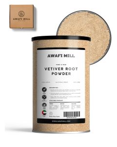 AWAFI MILL Vetiver Root Powder - Natural Ingredient Khus Root Powder - 100 g / 3.5 Oz